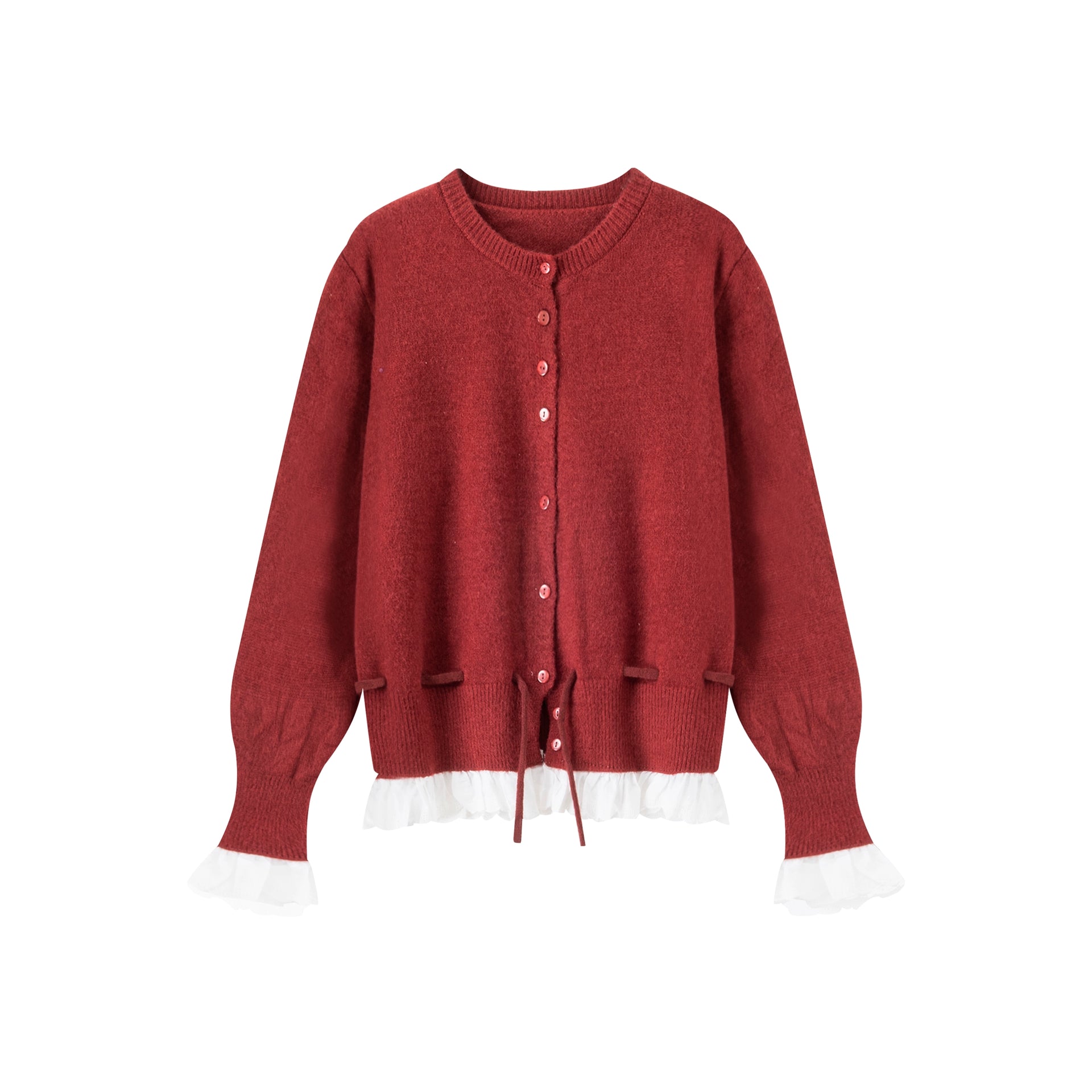 レースパッチワークカーディガン – Meari cheek