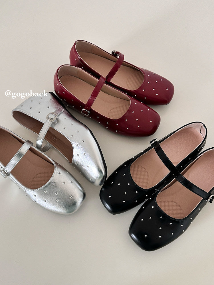 ドットメリージェーンシューズ