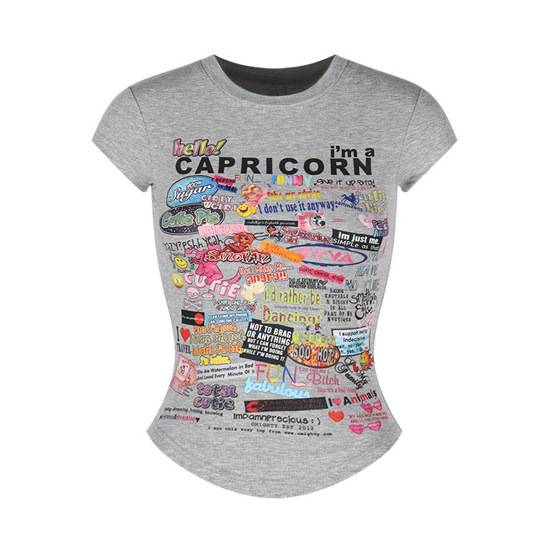 アメリカンレトロコラージュベビーT