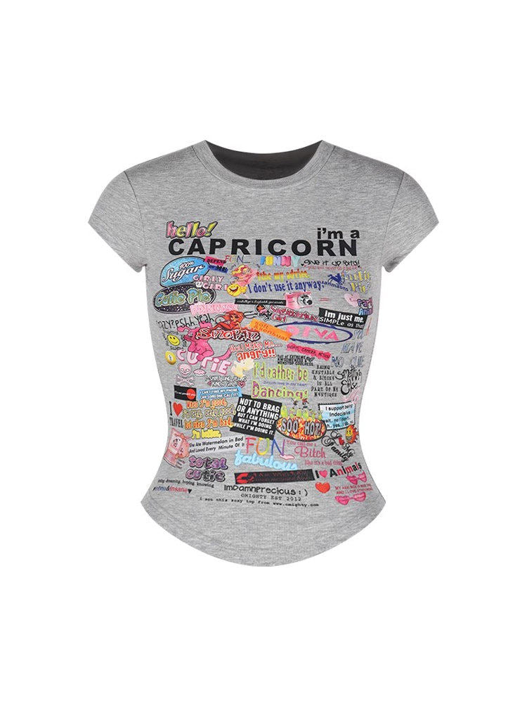 アメリカンレトロコラージュベビーT