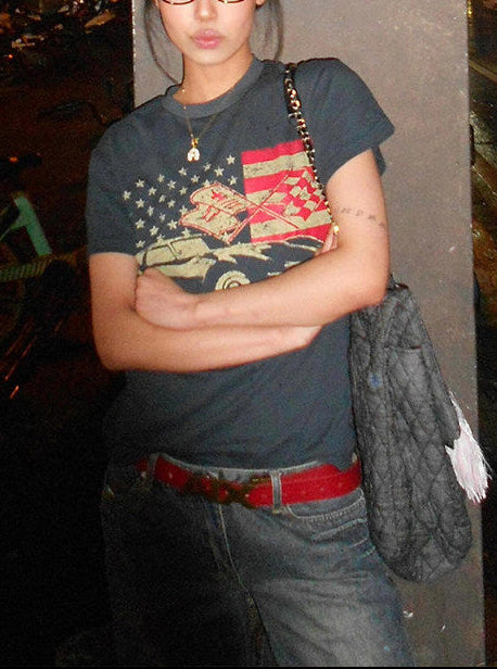 アメリカンヴィンテージクロップドTシャツ