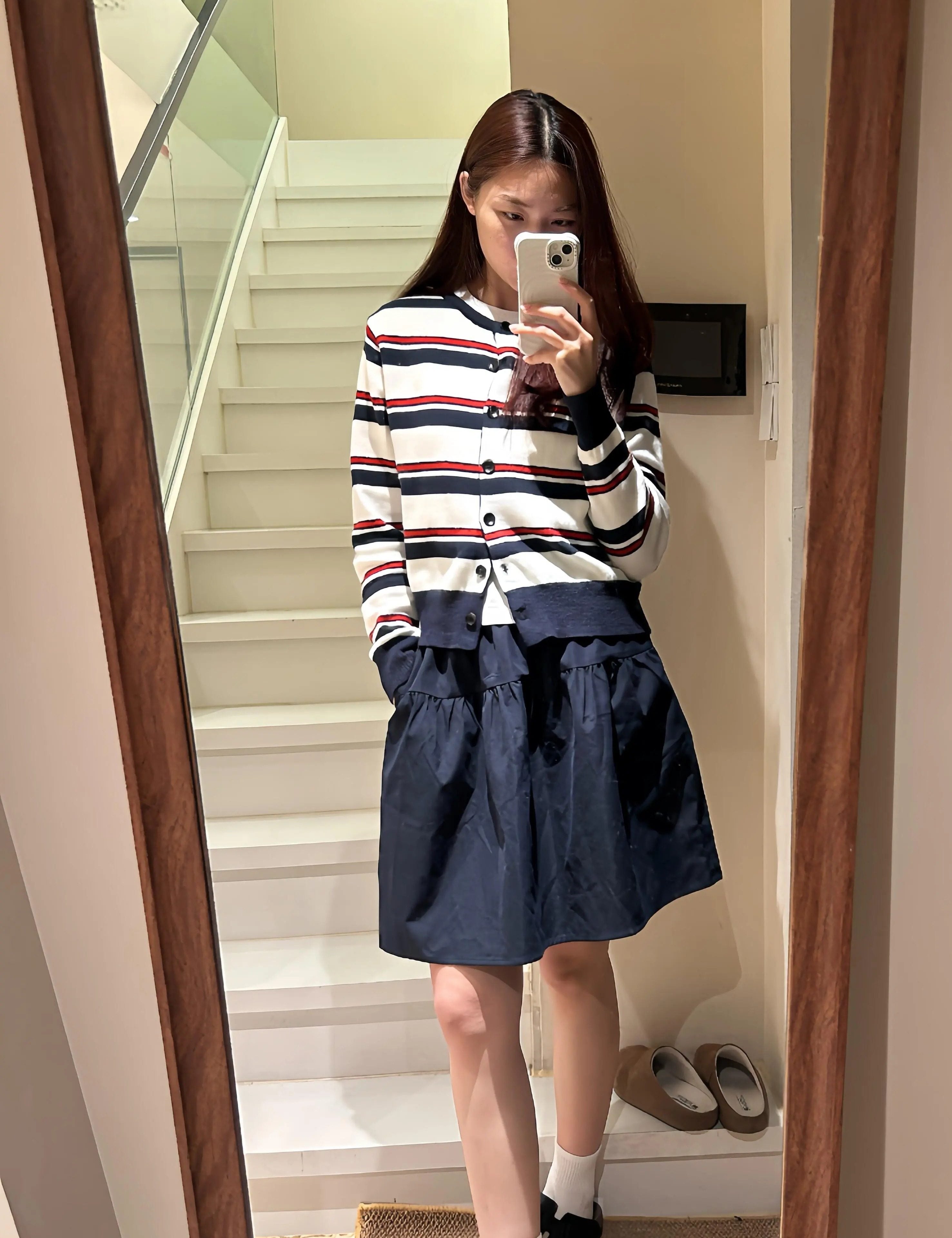 EU ストライプカーディガン – Meari cheek