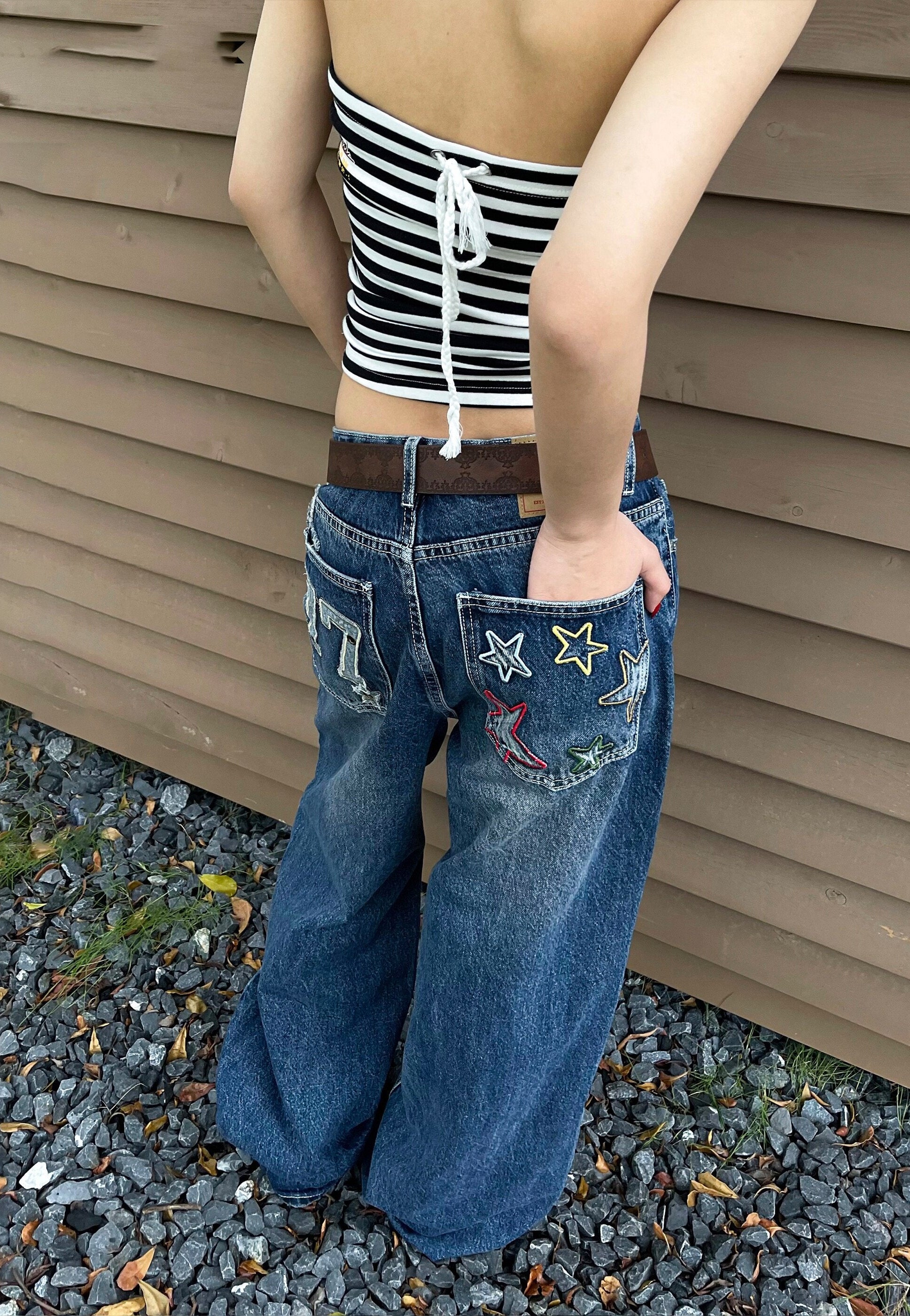 アメリカンステッチデザインデニム