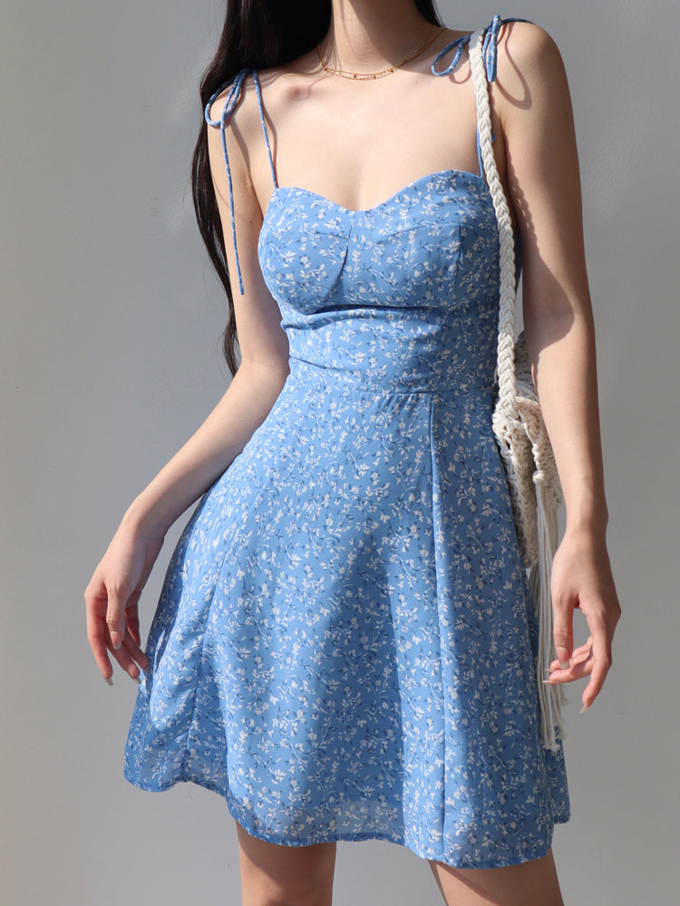 Aラインサマーフローラルワンピース – Meari cheek Aラインサマーフローラルワンピース – Meari cheek