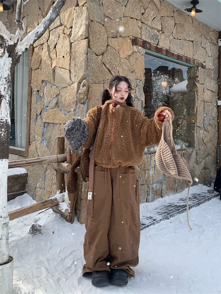 アメリカンフリルチェックリバーシブルジャケット