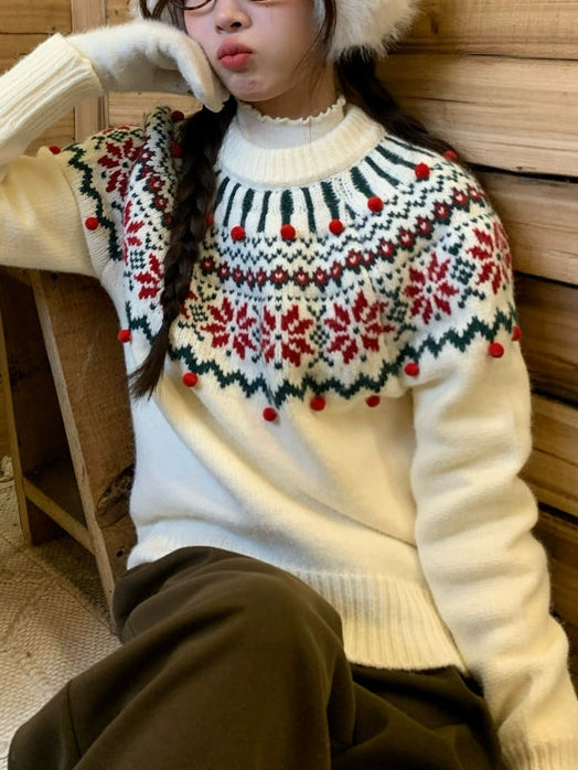 ノルディッククリスマスニット