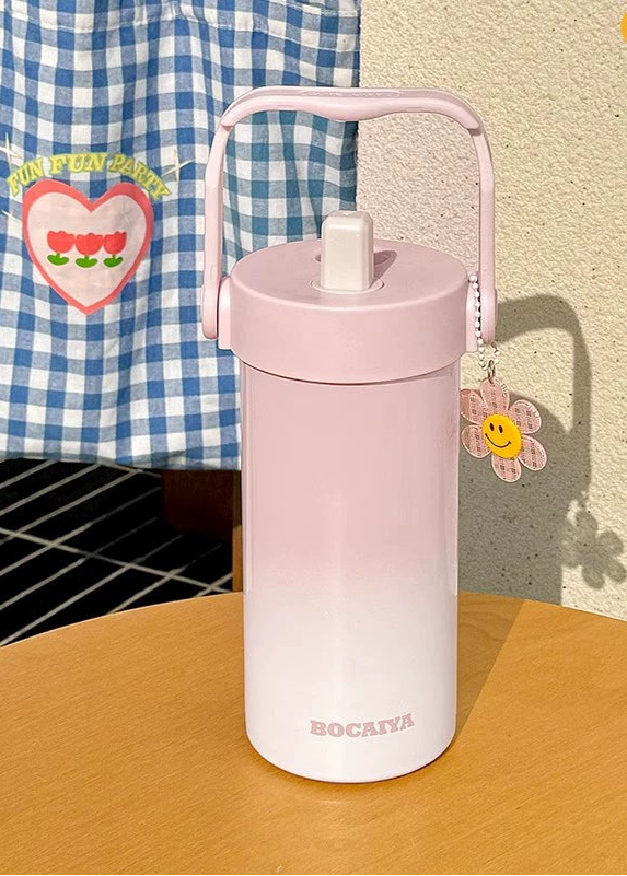 フラワーチャームハンドタンブラー
