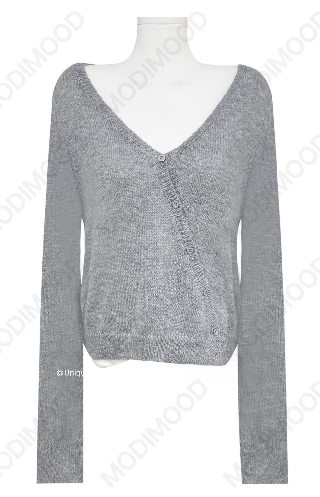 アンティークニットカーディガントップ