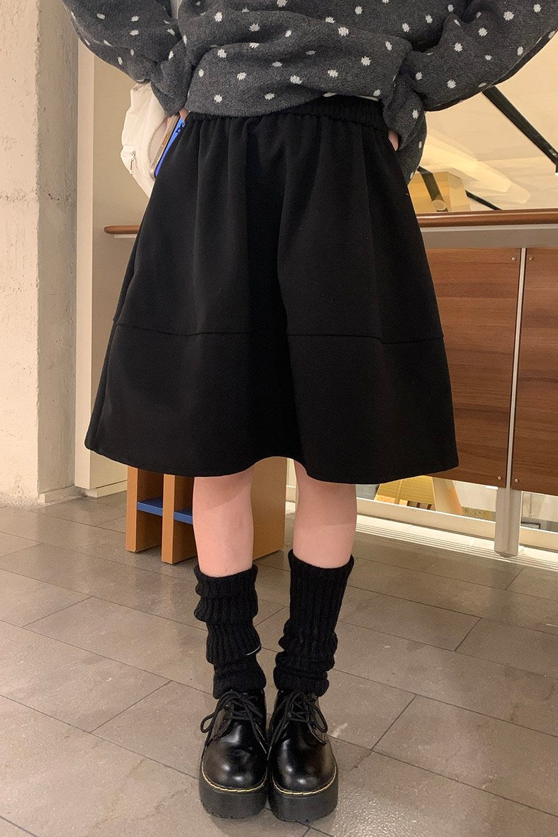 ウールレトロAラインスカート