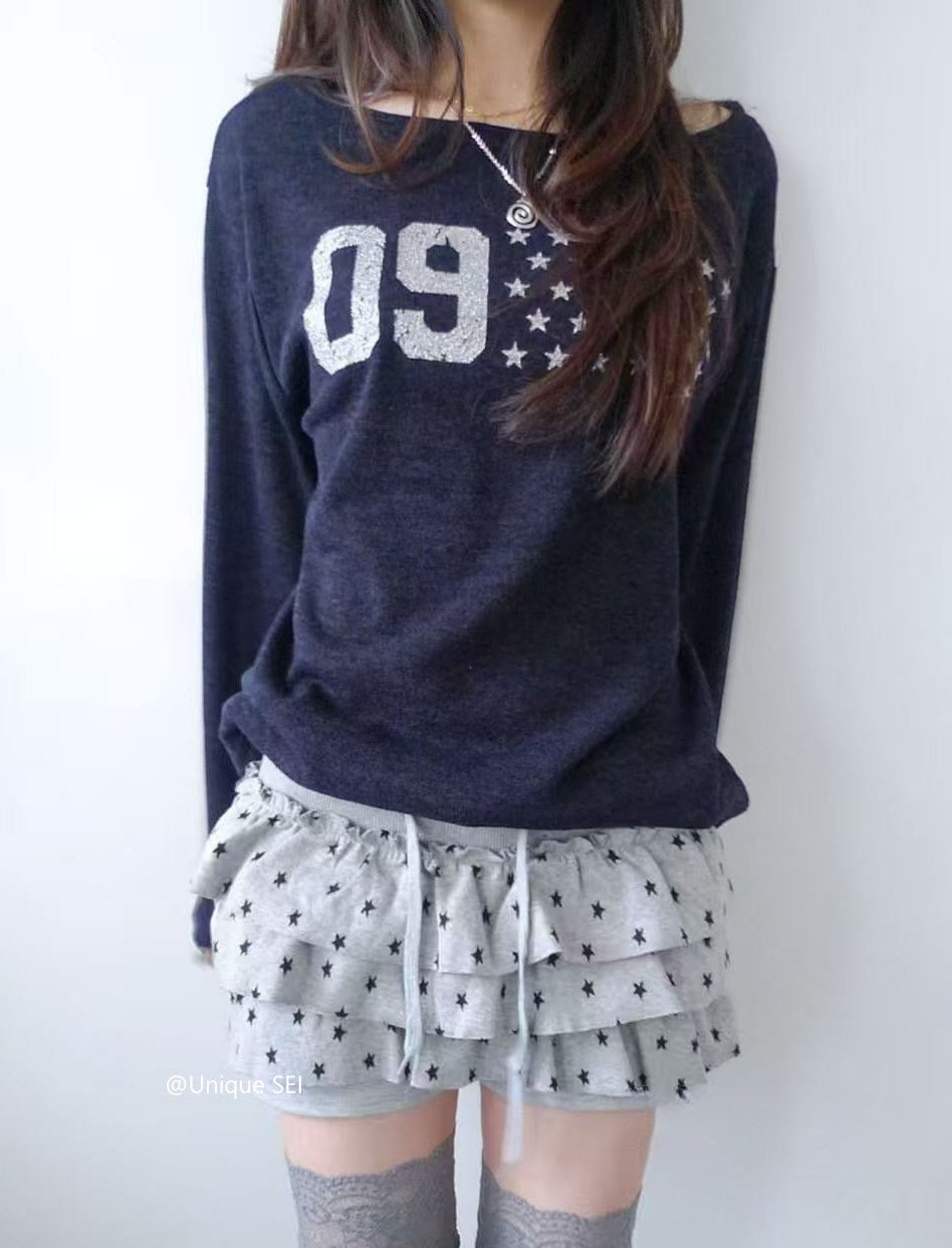 アメリカンヴィンテージデジタルスタープリント