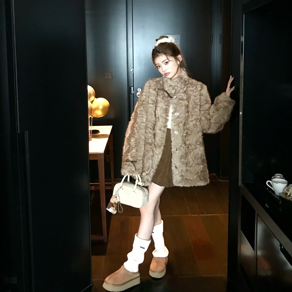 ファースタンディングカラーコート