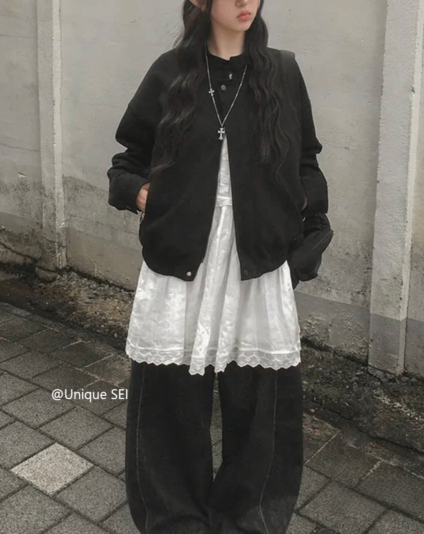 ヴィンテージスエードジッパージャケット