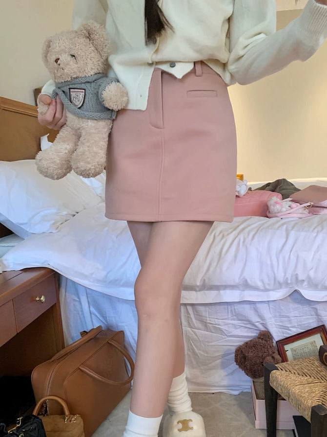 Aラインスーツショートスカート