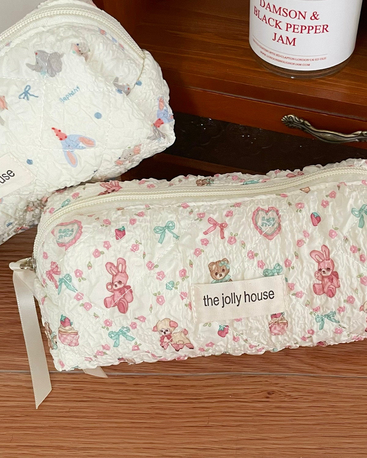 ヴィンテージキルティングポーチ