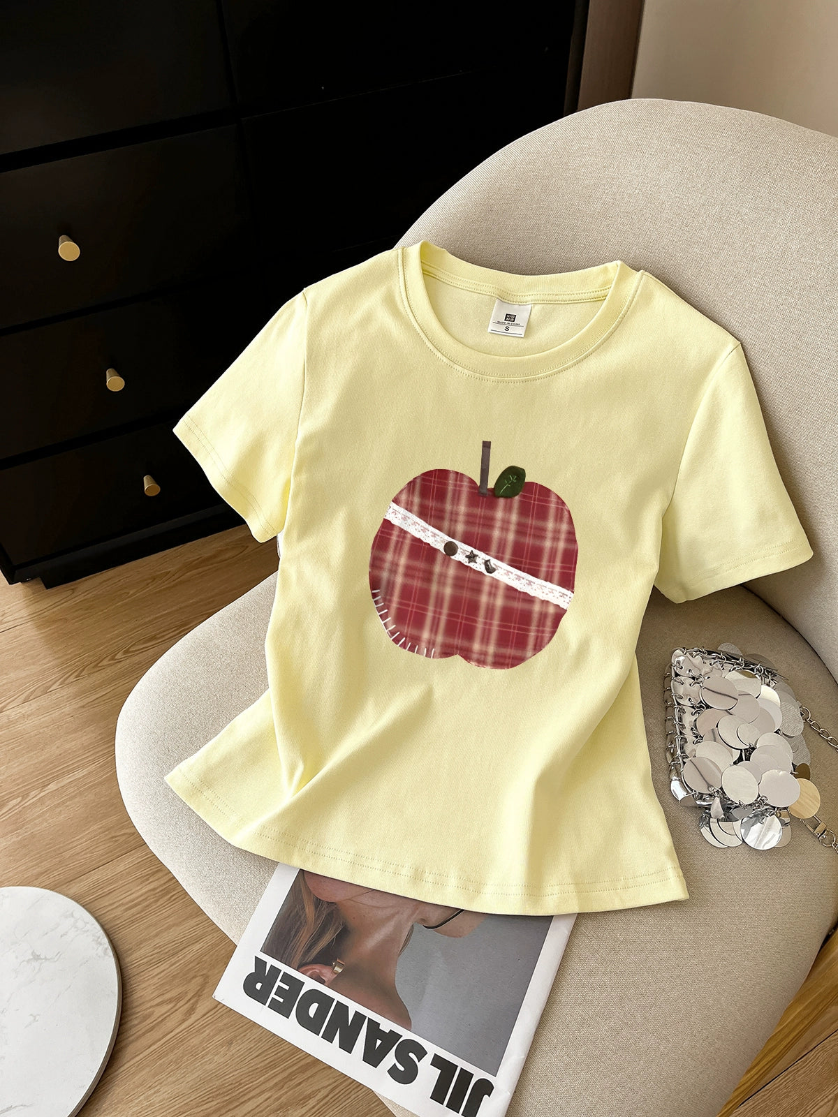 アップルカラーベビーTシャツ