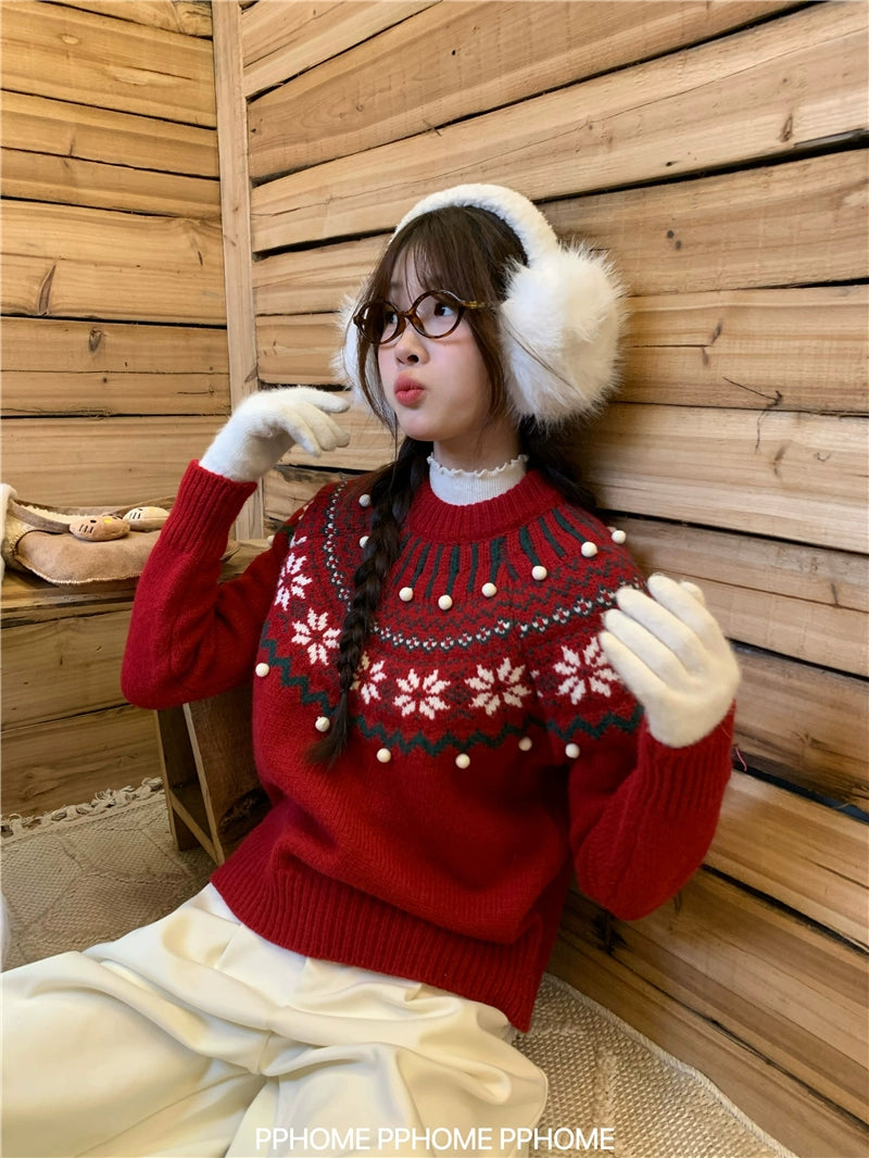 ノルディッククリスマスニット