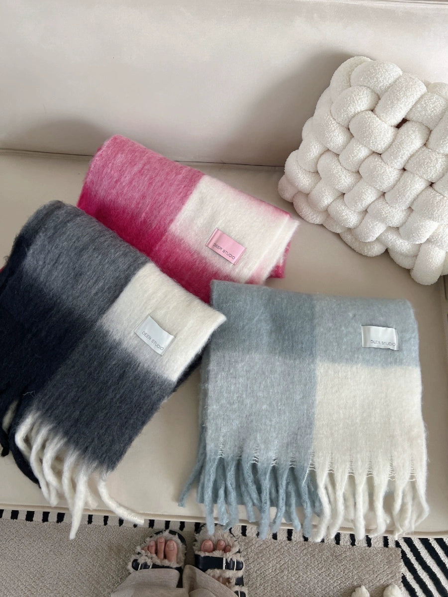 ミルキートーンブロックマフラー