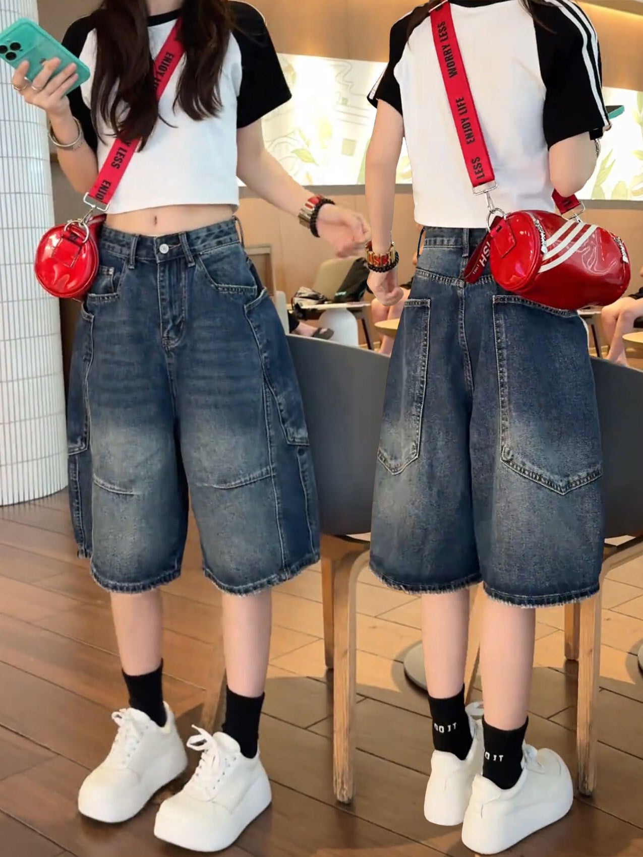 ヴィンテージカーゴバミューダデニム