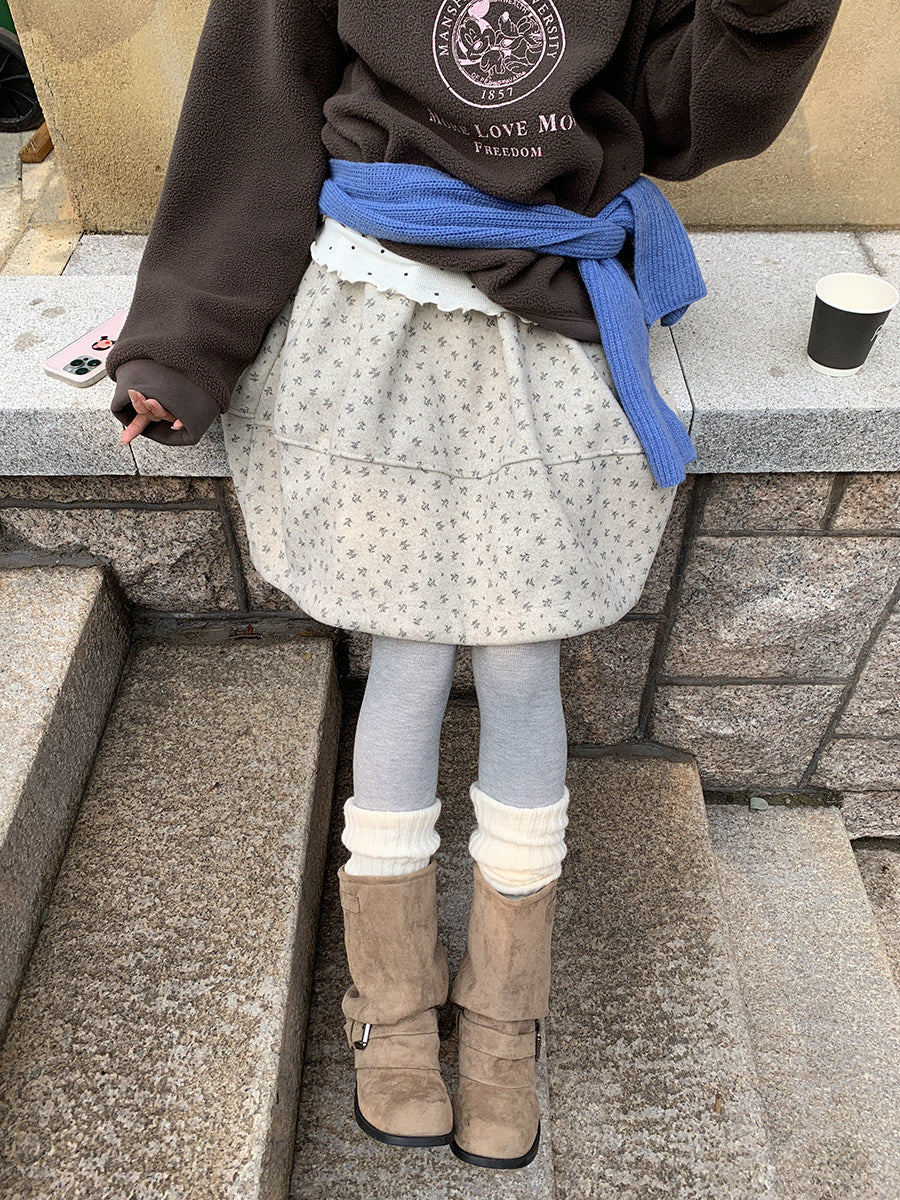 ウールレトロAラインスカート