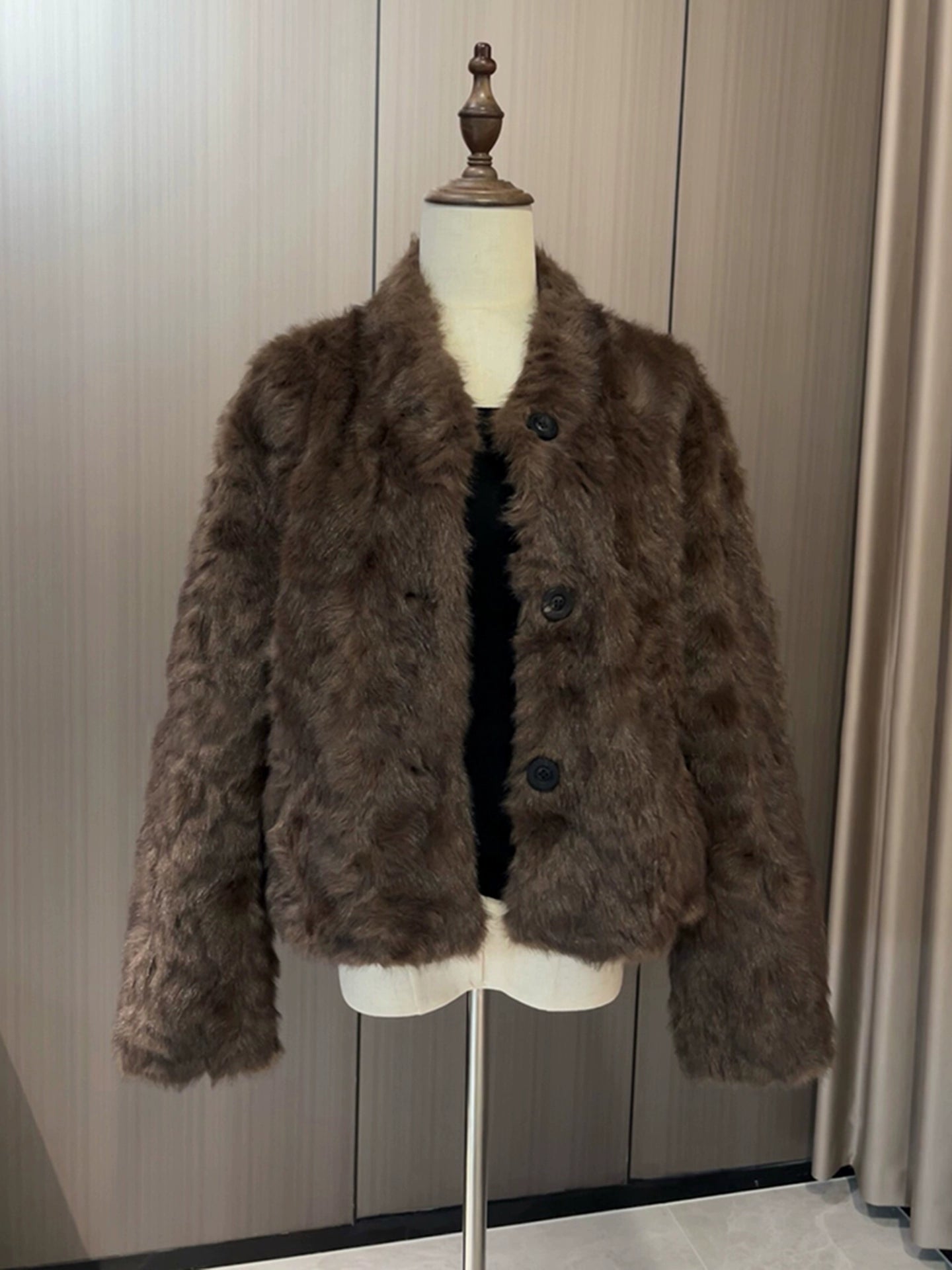 ラウンドネックエレガントジャケット