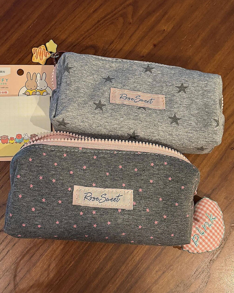 スタードット大容量ペンポーチ