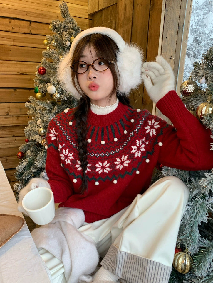 ノルディッククリスマスニット