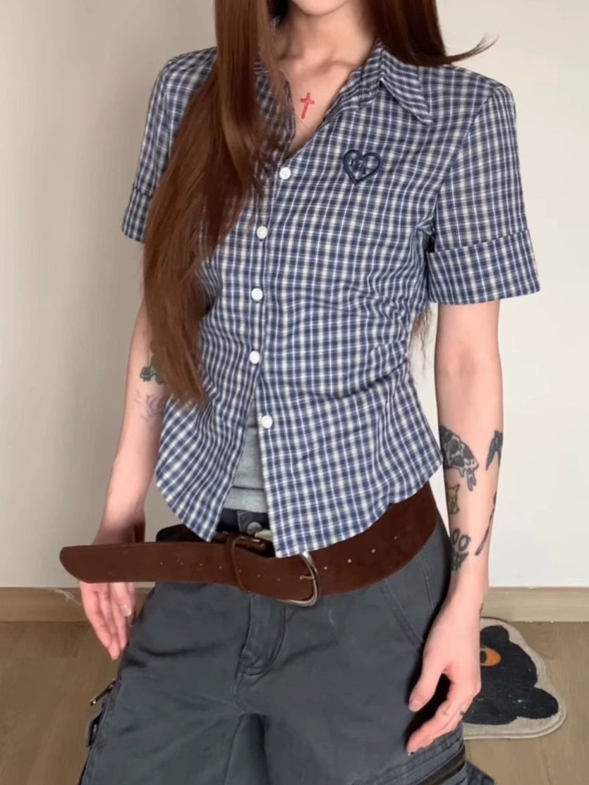 アメリカンヴィンテージブルーシャツ