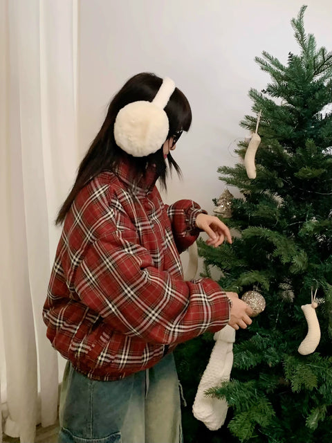 アメリカンリバーシブルチェックジャケット