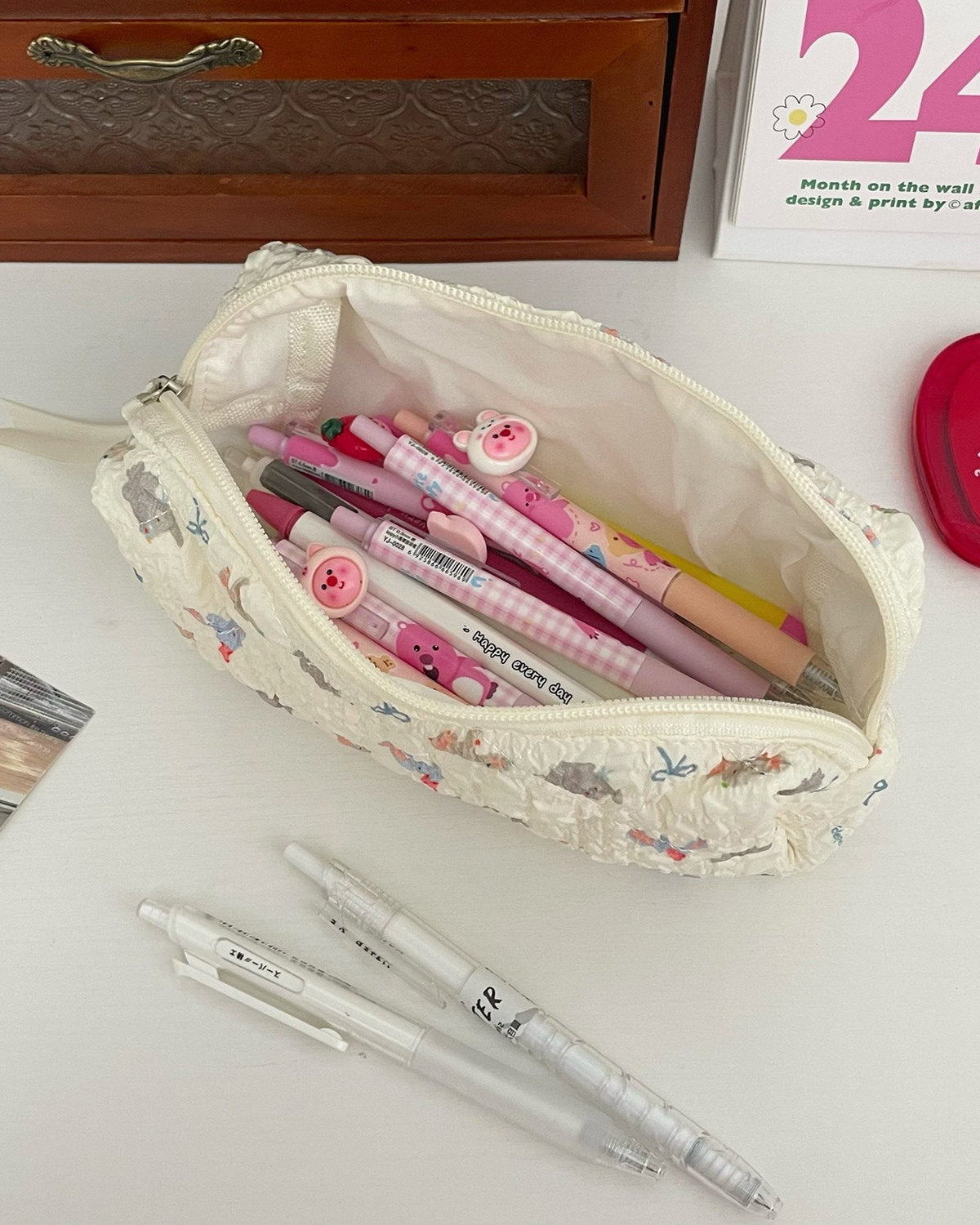 ヴィンテージキルティングポーチ