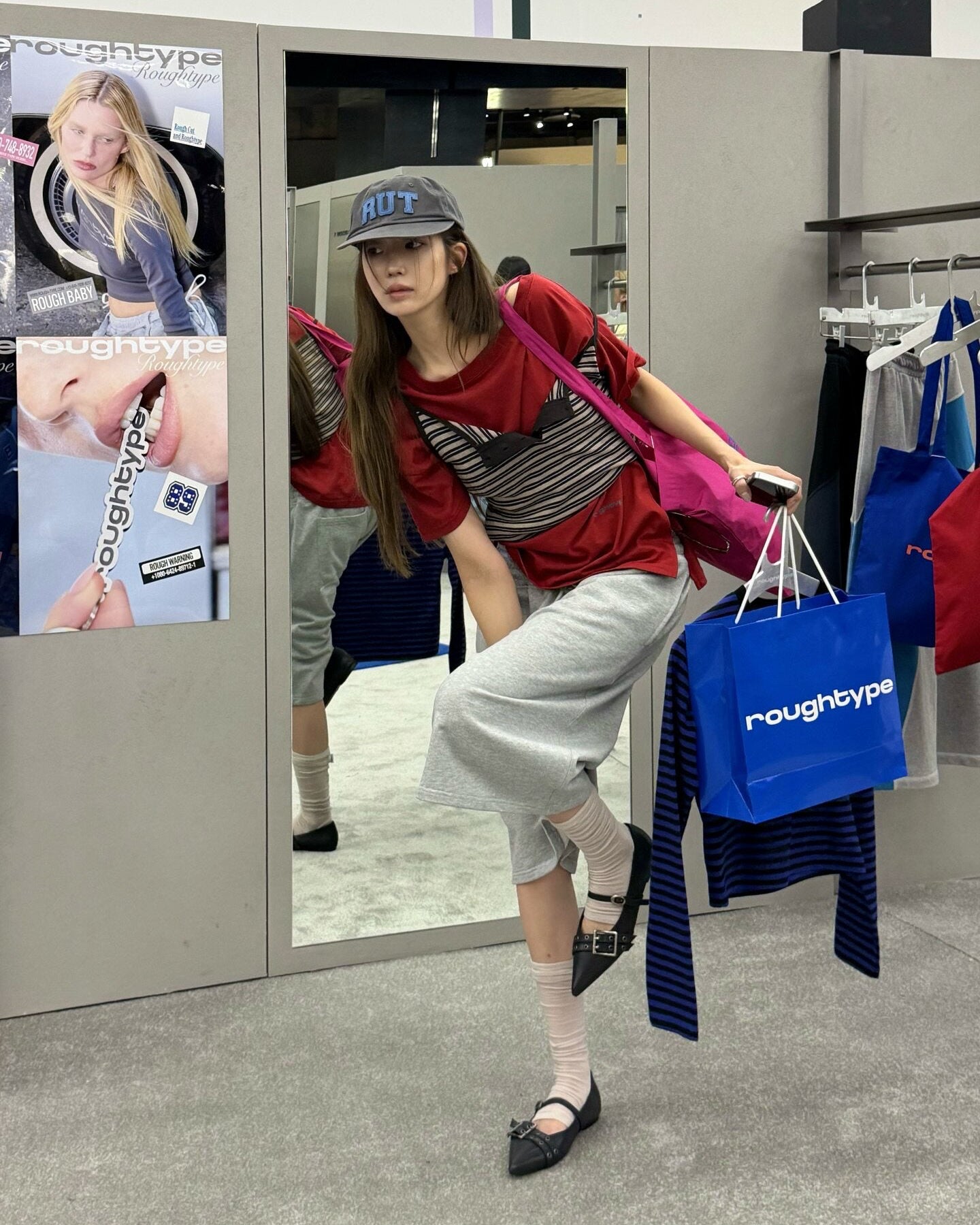 ダブルウエストバミューダパンツ