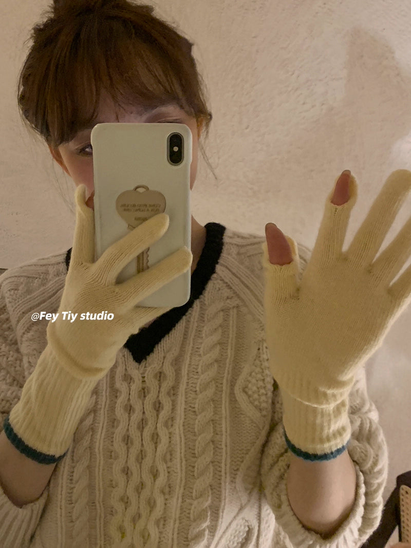 スプリットフィンガーカラーグローブ