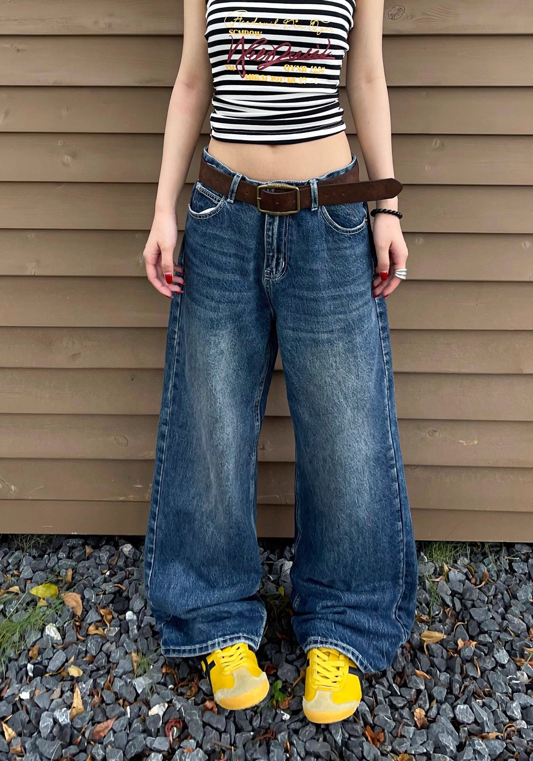 アメリカンステッチデザインデニム – Meari cheek