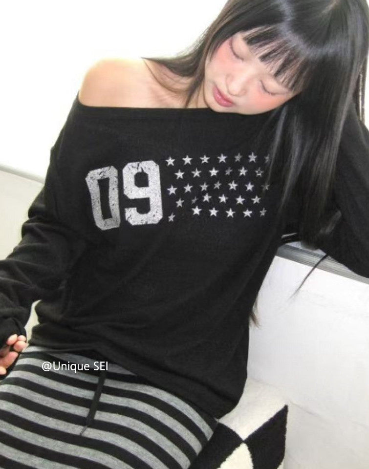 アメリカンヴィンテージデジタルスタープリント