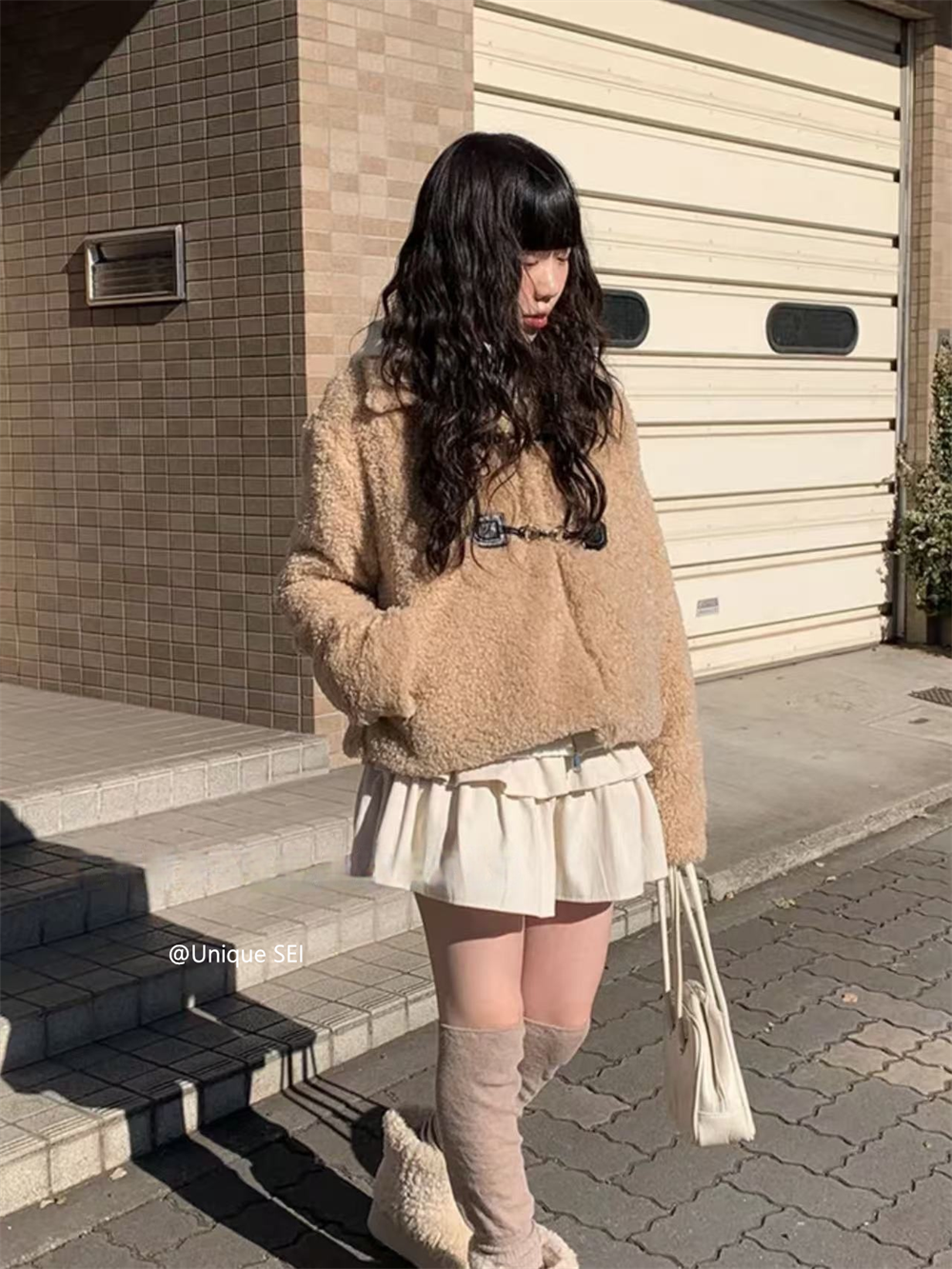 ボアバックルショートジャケット