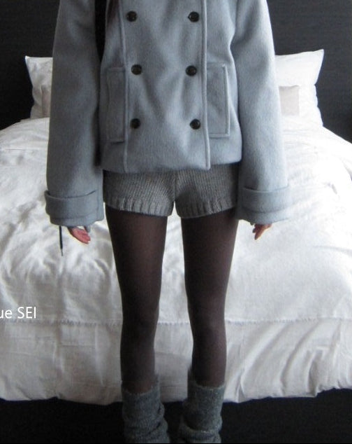 ハイウエストニットボトムパンツ