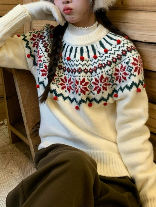 ノルディッククリスマスニット