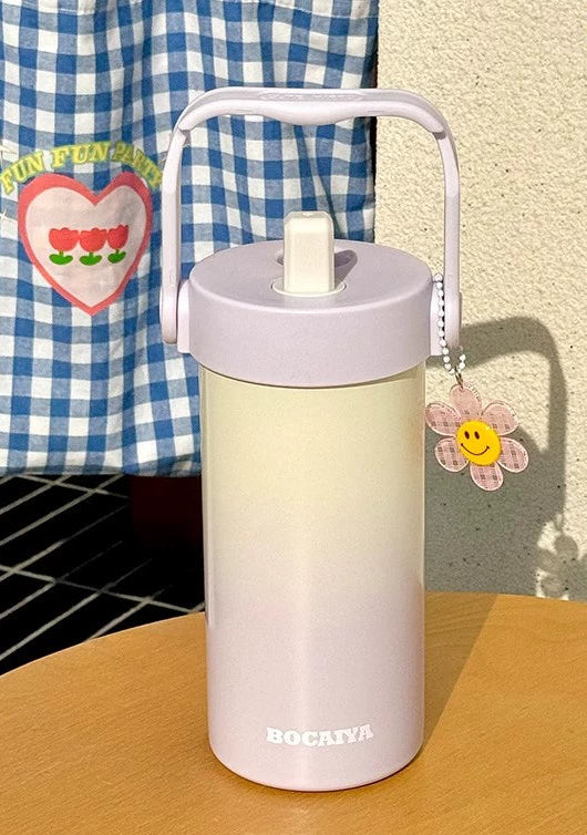 フラワーチャームハンドタンブラー