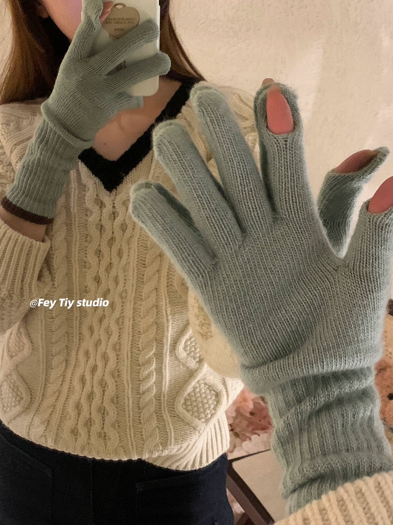 スプリットフィンガーカラーグローブ