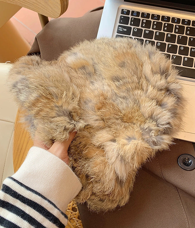 Y2Kビーニー風ニットバケットハット