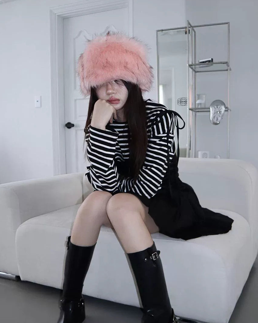 アメリカンファーバケットハット