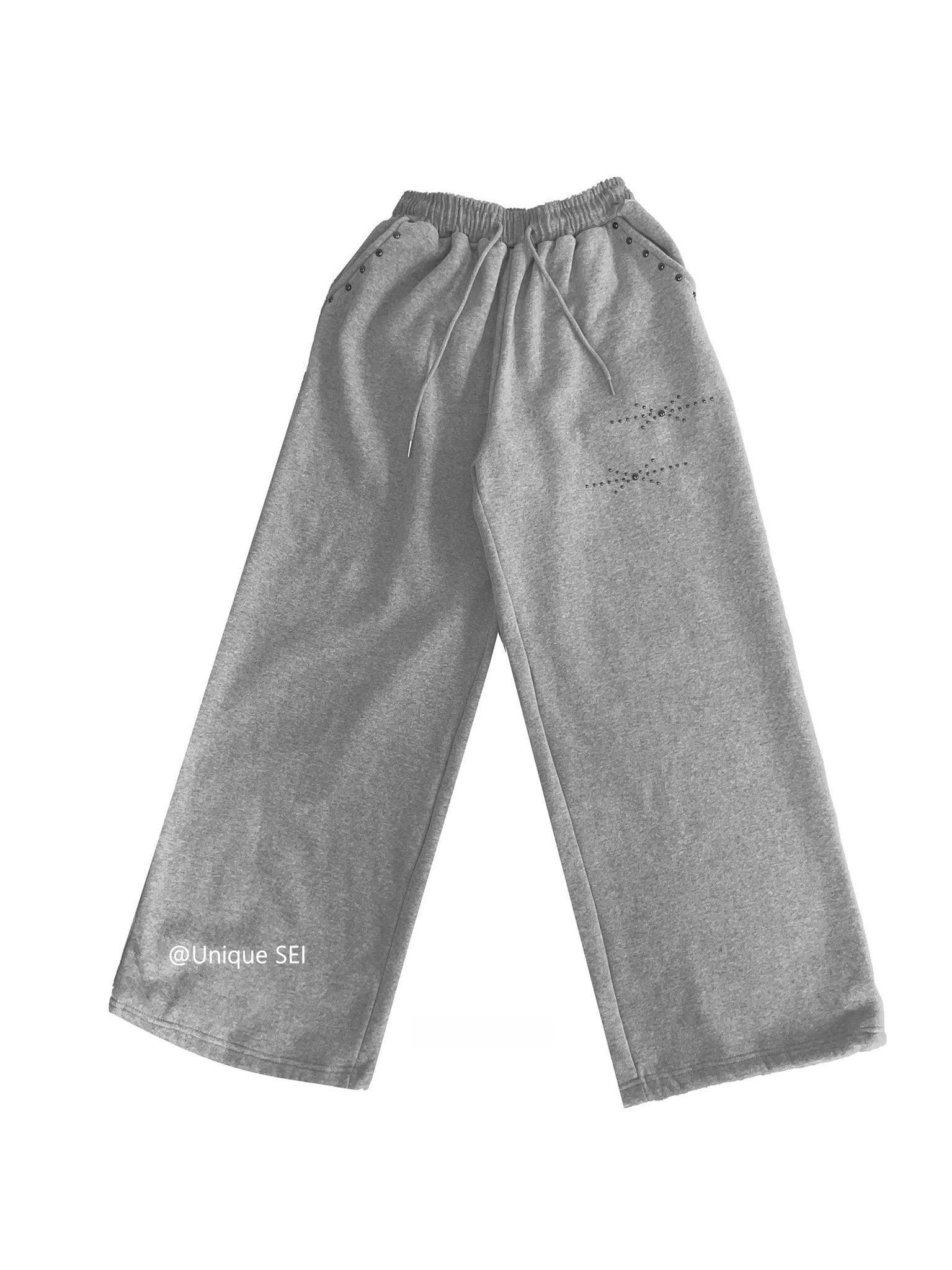 Y2Kスタッズワイドスウェットパンツ