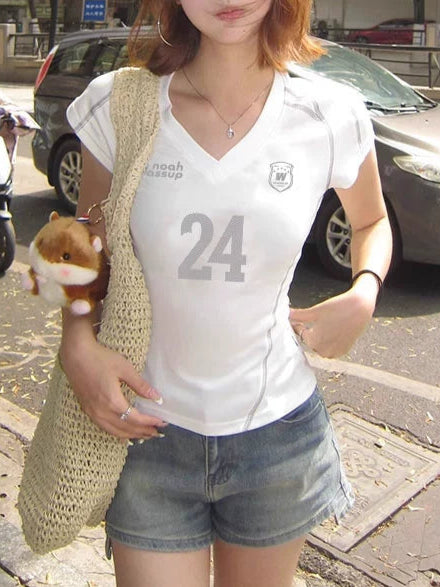 アメリカン24スリムTシャツ