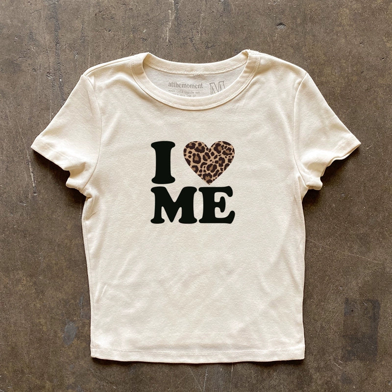 ヴィンテージ I LOVE ME プリントTシャツ