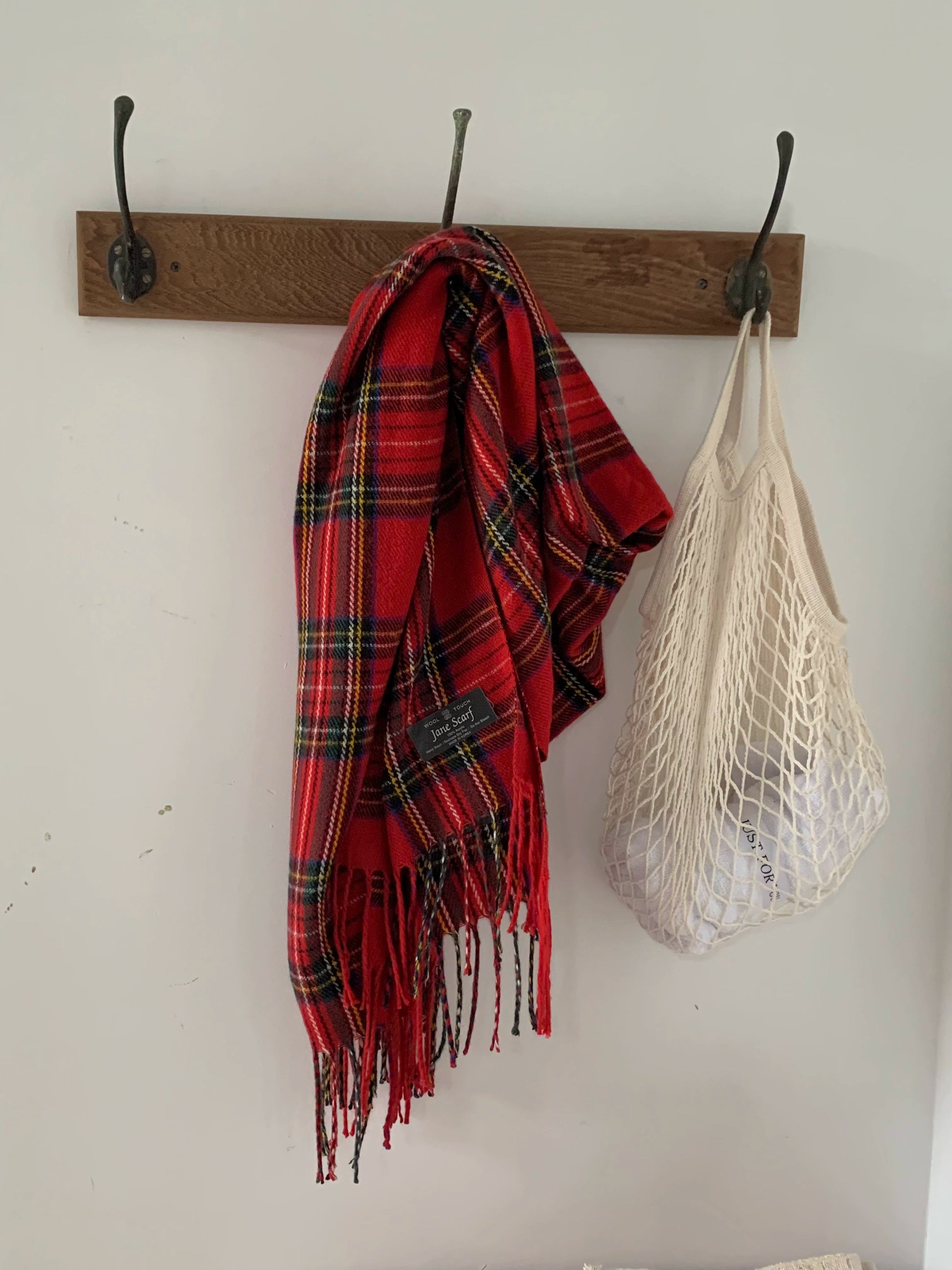 ブリティッシュスタイルレトロレッドマフラー