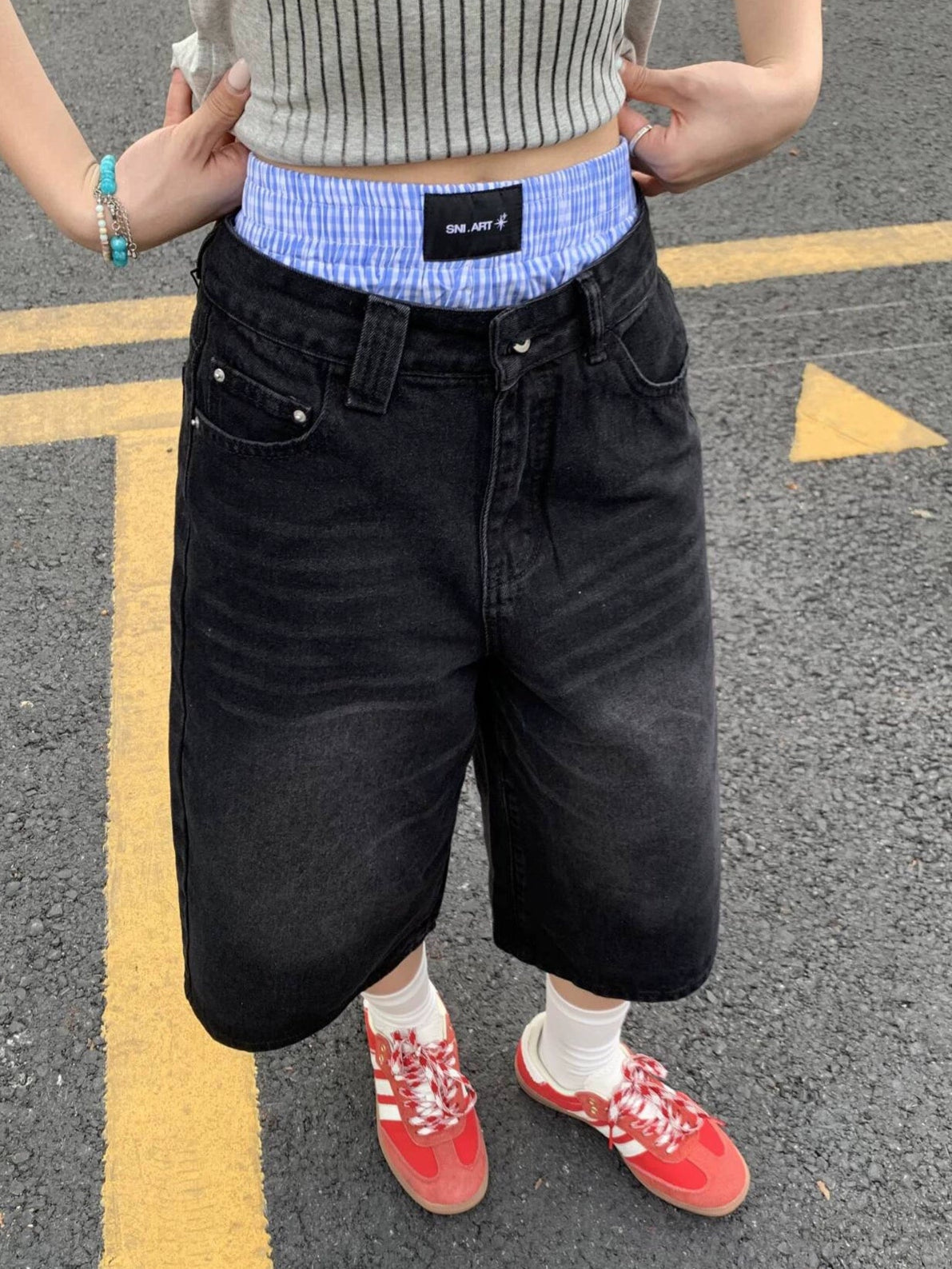 アメリカンウエストレイヤードイン カジュアルパンツ