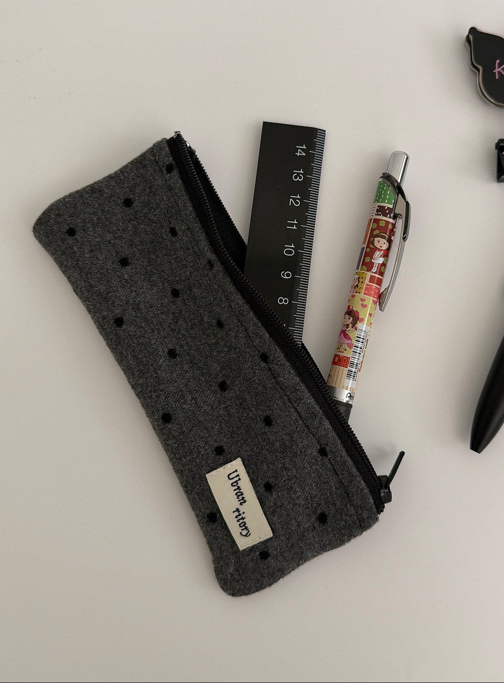 ドットスリムペンポーチ