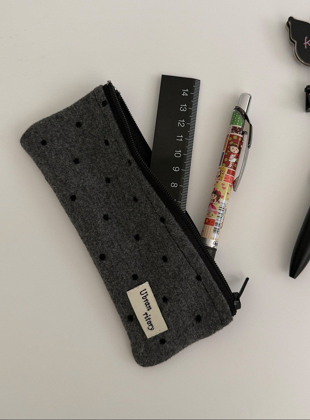 ドットスリムペンポーチ