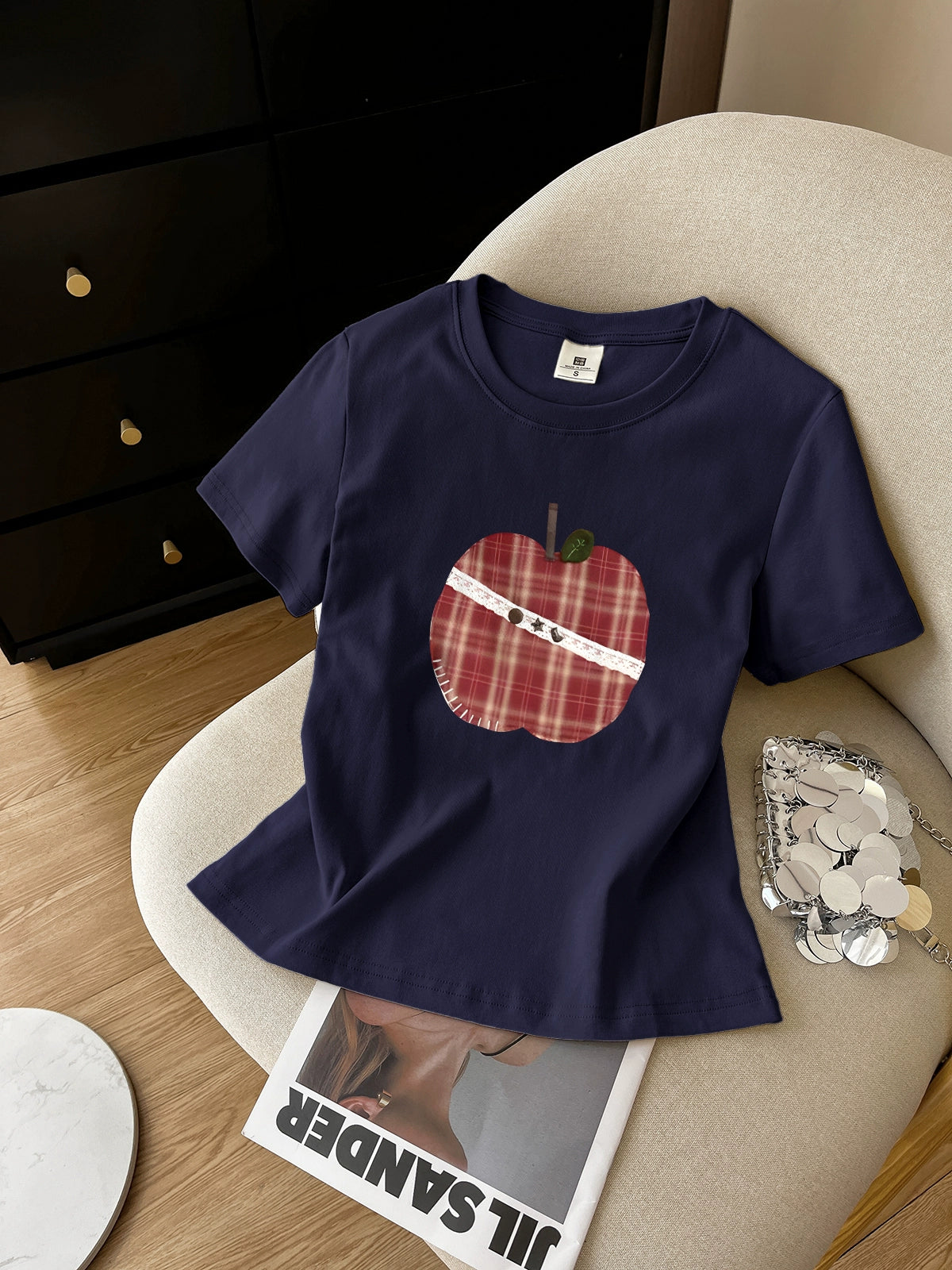 アップルカラーベビーTシャツ