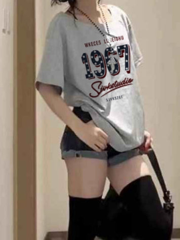 アメリカンスターワンショルダーTシャツ