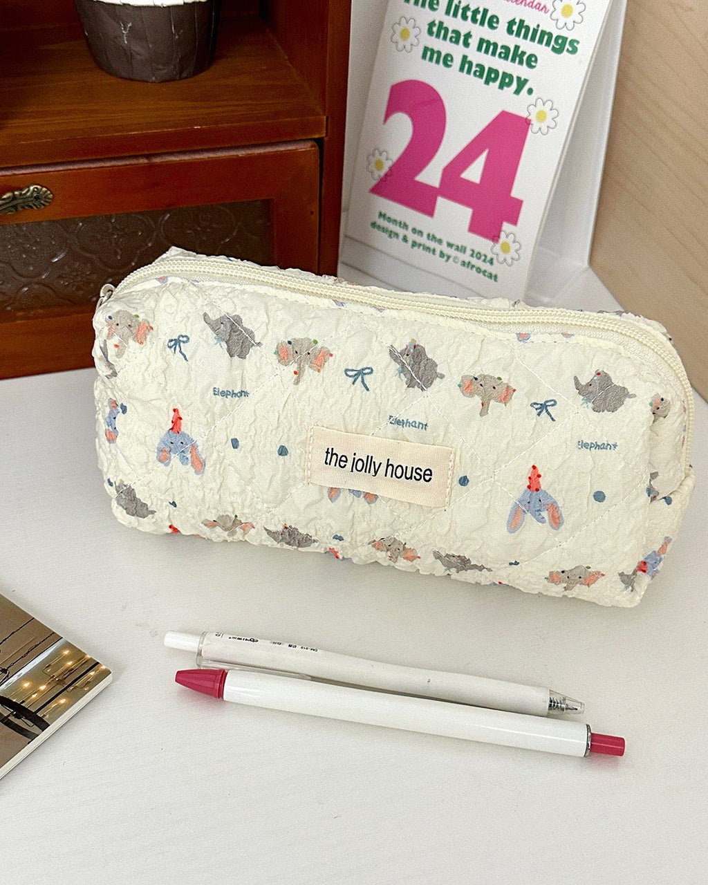 ヴィンテージキルティングポーチ